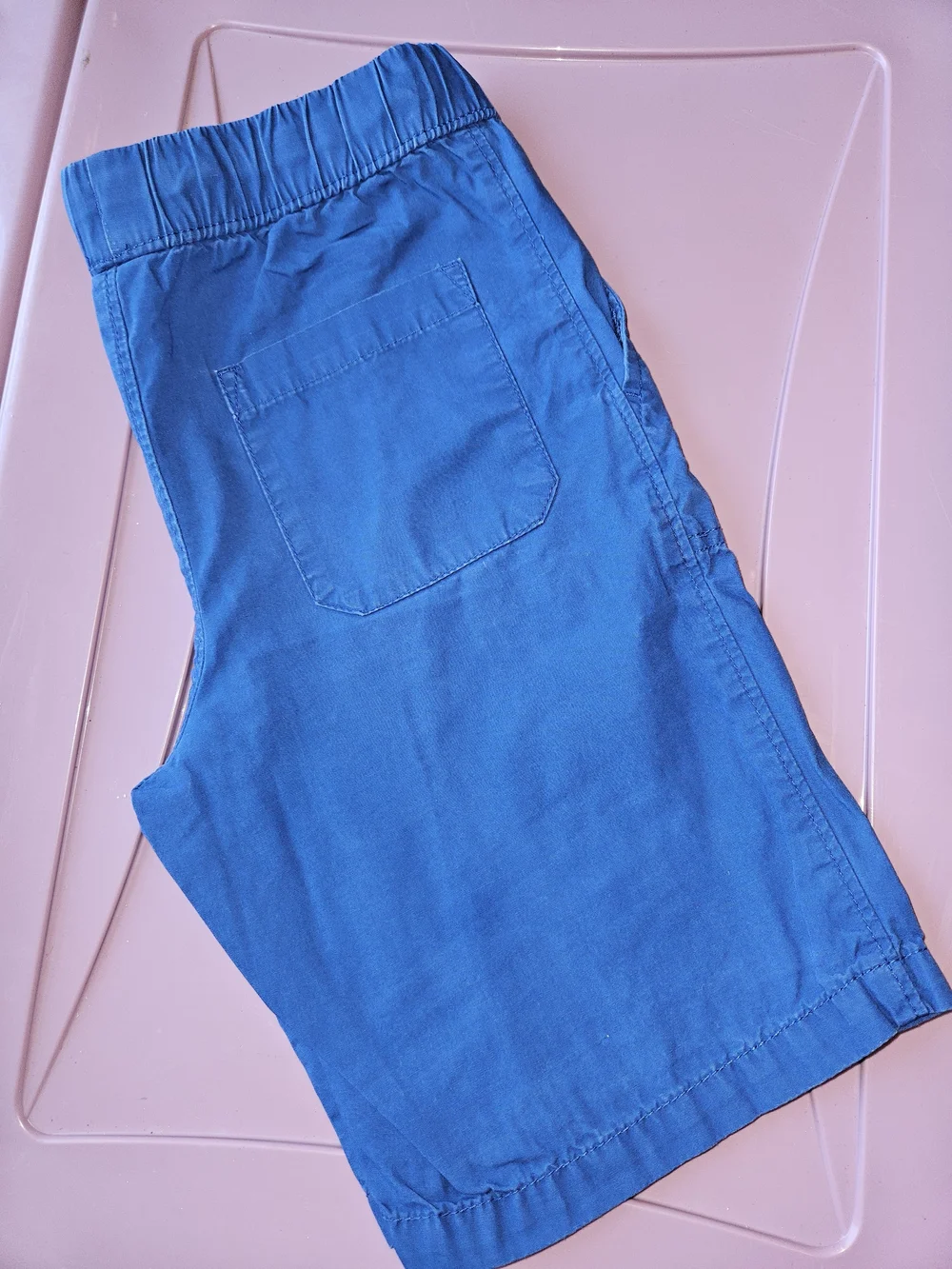 Carter's Bright Blue Elastic-Waist Drawstring Athletic Shorts
